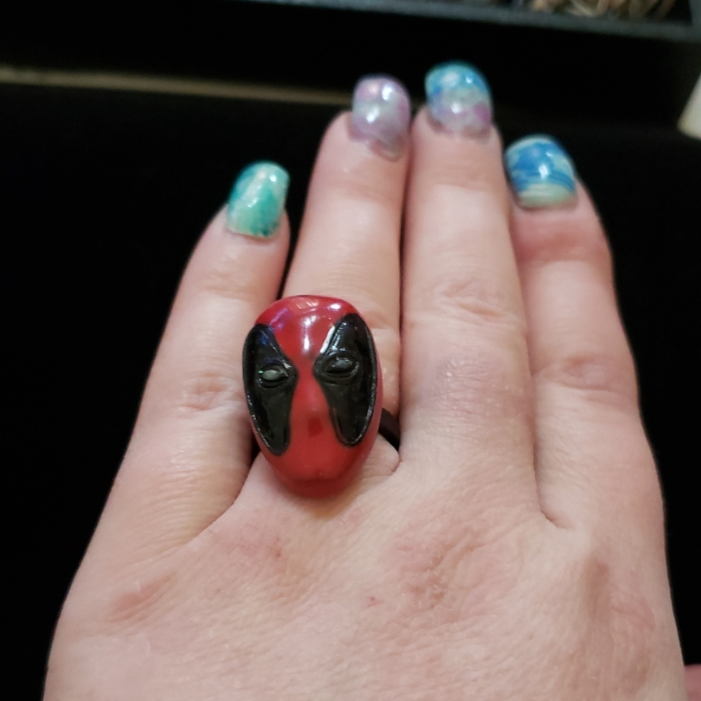 Deadpool novelty ring
